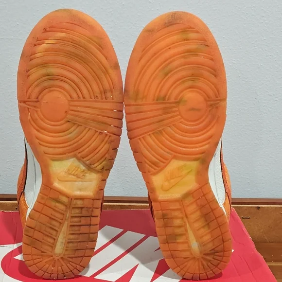 Nike Women's Sneakers Orange and White - Picture 9 of 13